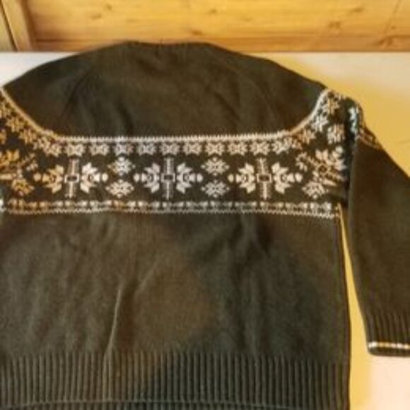 Two Eddie Bauer Men's Sweaters, 1x wool new with tags (sold together) - Picture 5 of 9